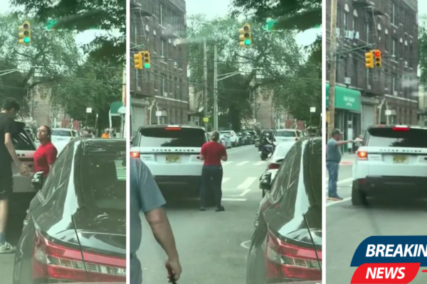 NYC Parking Space Standoff Goes Viral After Woman Tries to Reserve Spot by Standing in It